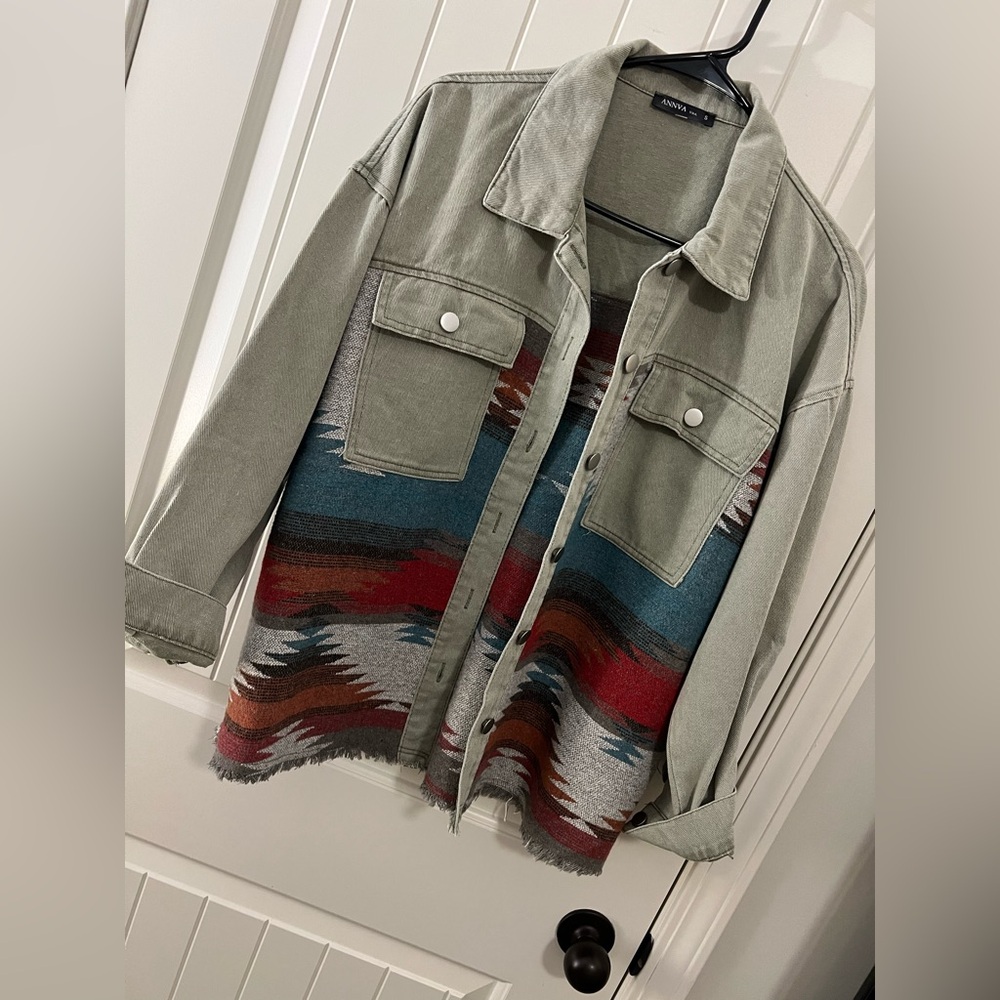Cute southwestern jacket size S